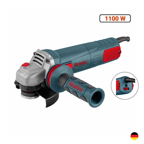 Amoladora Angular 4 1/2" 1100W RONIX 3100 Con Regulador De Velocidad