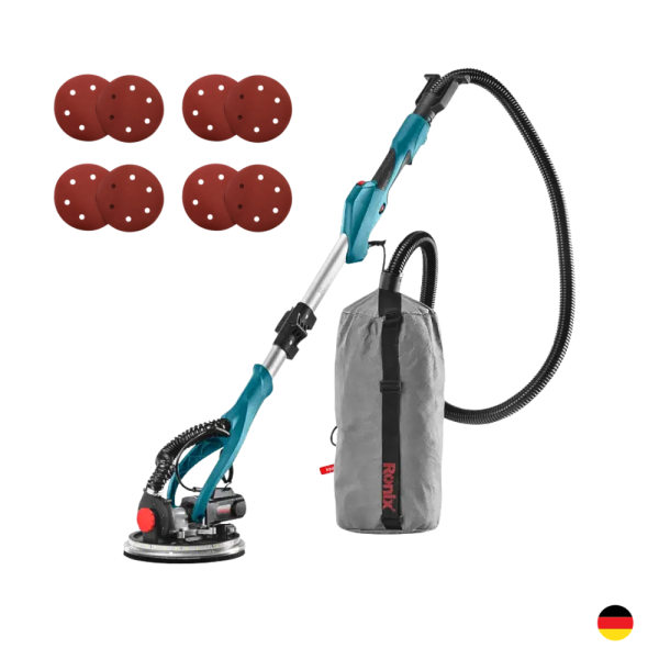 Lijadora De Pared y Techo 820W RONIX 6200 INDUSTRIAL