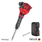 Martillo Demoledor 1500W 55J 16.4KG a Gasolina RONIX 2890 Industrial