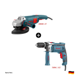 Amoladora Ronix 9" 2400W + Taladro Percutor 1/2" 750W