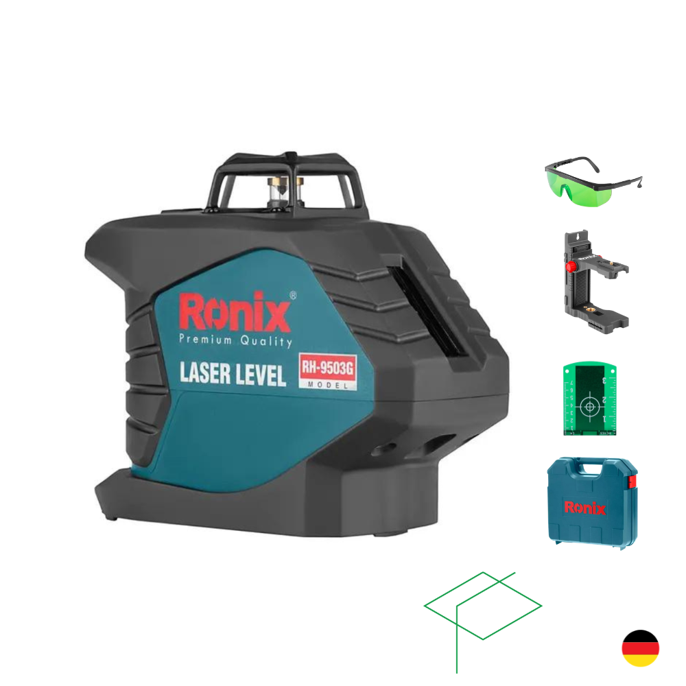 RONIX PERU SAC (88) Nivel Laser Luz Verde RONIX RH-9503G - Imagen 1