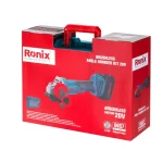 Amoladora Inalámbrica 4.5" 20V 4Ah Brushless RONIX 8657 Industrial - Imagen 9