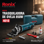 Trasquiladora Esquiladora De Oveja 850W RONIX 4010 - Imagen 2